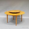 Federal Country Pine Lazy Susan Table