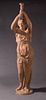Large Terracotta Figure, 20th c., of a classically