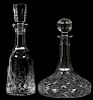 WATERFORD 'LISMORE' CRYSTAL SHIP'S DECANTER