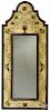 Contemporary folk art painted mirror, by Chapman, 37 1/2'' x 15 1/2''.