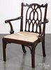 George III style mahogany armchair, 19th c.