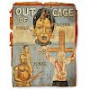 Vintage Ghanaian Movie Poster, "Out Of Cage"