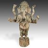 Monumental Standing Ganesh Sculpture