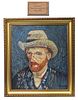 Self-Portrait / Grey Felt Hat, After Vincent Van Gogh	