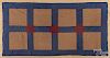 Amish block pattern youth quilt, early 20th c., 83'' x 43''.