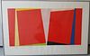 Larry Zox Abstract Limited Edition Print 1970