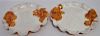 2 CHARLESTOWN PORCELAINE TURTLE DISHES
