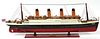 SCALE SHIP'S MODEL 'R.M.S. TITANIC'
