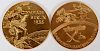 1936 BERLIN AND GARMISCH OLYMPIC GAMES MEDALS