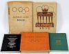 1936 SUMMER AND WINTER OLYMPIC HARDBOUND BOOKS