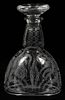 BACCARAT ETCHED GLASS DECANTER EARLY 20TH C.
