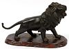 SPELTER FIGURE OF A LION C. 1930