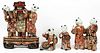 CHINESE PORCELAIN FIGURAL GROUPINGS 4 PCS