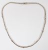 11.5CT NATURAL DIAMOND ETERNITY NECKLACE