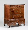 William and Mary Inlaid Walnut Chest on Stand