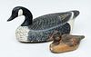 Two American Painted Duck Decoys