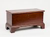 American Chippendale Mahogany Miniature Blanket Chest