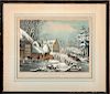 Currier & Ives, Publishers: Winter Morning