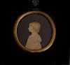 Jacob Spornberg (1768-c.1840): Two Miniature Child Portraits and a Silhouette Portrait of Mrs. Irwin