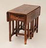 Provincial Pine and Elm Gate-Leg Table