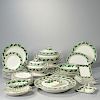 Fifty-one-piece Spode Creamware Table Service