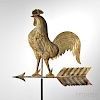 Large Copper Rooster Weathervane