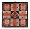 Polychrome Decorated Two-sided Game Board