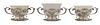 Twelve Sterling Consomm&#233; Cups with