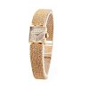 LADY'S TRI-COLORED GOLD MOVADO ESZEHA WATCH