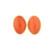 CORAL & 18K YELLOW GOLD EARRINGS