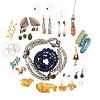 45 PIECES JEWELRY, INCL. GOLD, SILVER, HARDSTONE