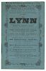 Lynn, Dr. (Hugh Simmons). Program of Magician Dr. Lynn. Feb. 25 Ð 26, 1876. For an appearance at the Public Hall, Colchester. Lynn presents spirit ma