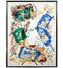 Sam Francis Untitled Signed Abstract Lithograph