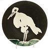 Picasso Madoura Ceramic 'Oiseau No. 83' Plate