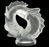 Lalique Crystal 'Deux Poisson' Sculpture