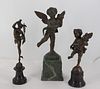 3  Antique Bronze Sculptures