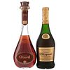 Cognac. a) Otard. V.S.O.P. b) Bisquit. V.S.O.P. Total de piezas: 2.