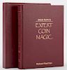 Roth, David. Expert Coin Magic. [Washington], Kaufman & Greenberg, 1985. First edition, deluxe, in full maroon leather with matching slipcase. Illustr