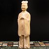 Chinese Straw Glazed Figure of an Attendant 