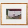 John Funt (b. 1953): House with Red Roof