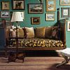 Directoire Provincial Metal-Mounted Fruitwood Lit d'Alcove