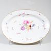 Meissen Porcelain Platter Decorated with Flower Sprays
