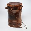Baule Peoples, small African drum, ex Wright