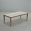 Maison Ramsay style marble top coffee table