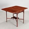 George III carved mahogany pembroke table