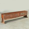 American Primitive meeting hall bench