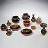 (15) Antique Southeast Asian stoneware vessels