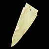 Chinese Archaic style celadon jade spearhead
