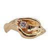 Tiffany & Co Elsa Peretti 18k  Gold Calla Lily Ring with Diamond
