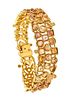 H. Stern Flexible Bracelet in 18k Gold with 58.68 Cts in Gemstones